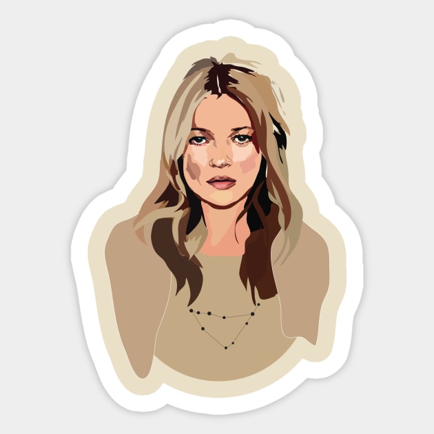 Kate Moss Sticker by annamckay